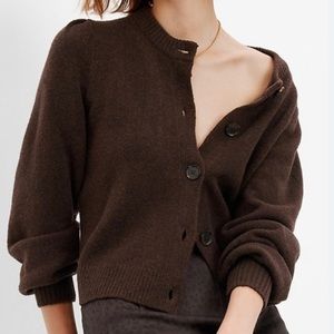 Gap CashSoft Puff Sleeve Cardigan size small/tall